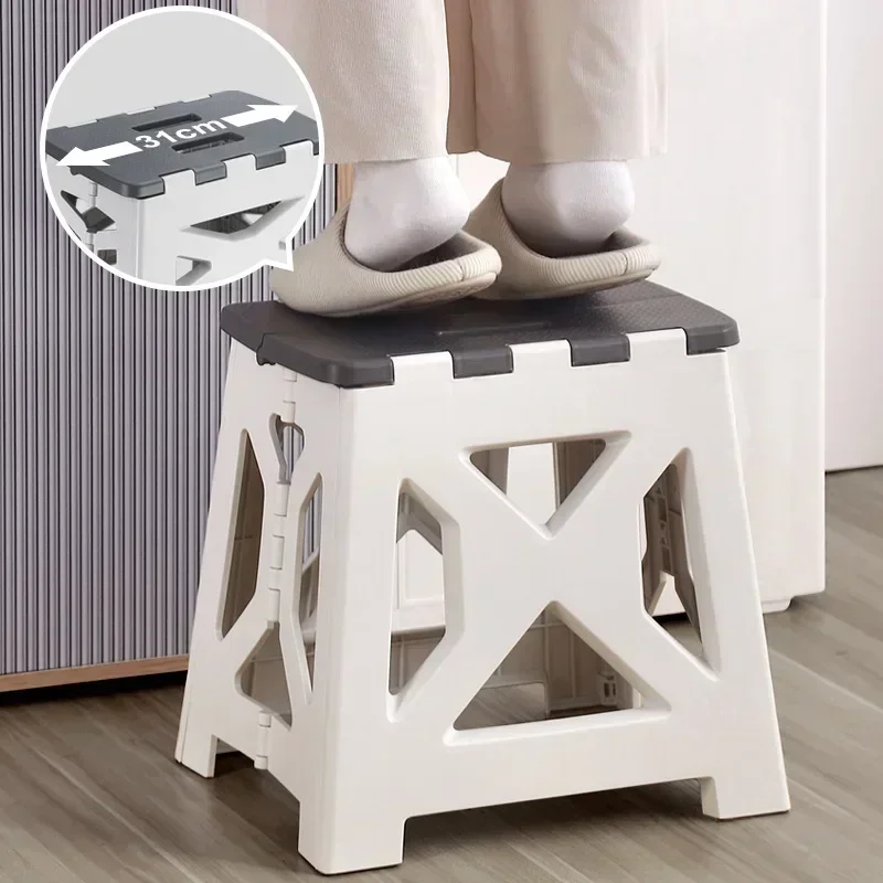Kids Outdoor Table And Chairs - Taşınabilir Plastik Katlanır Tabure Açık Kamp