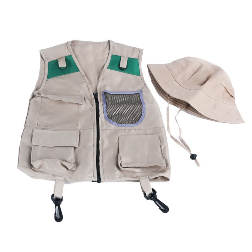 Kids Outdoor Adventure Kit - Yazlık Giysiler Çocuk Kaşif Yeleği Alet