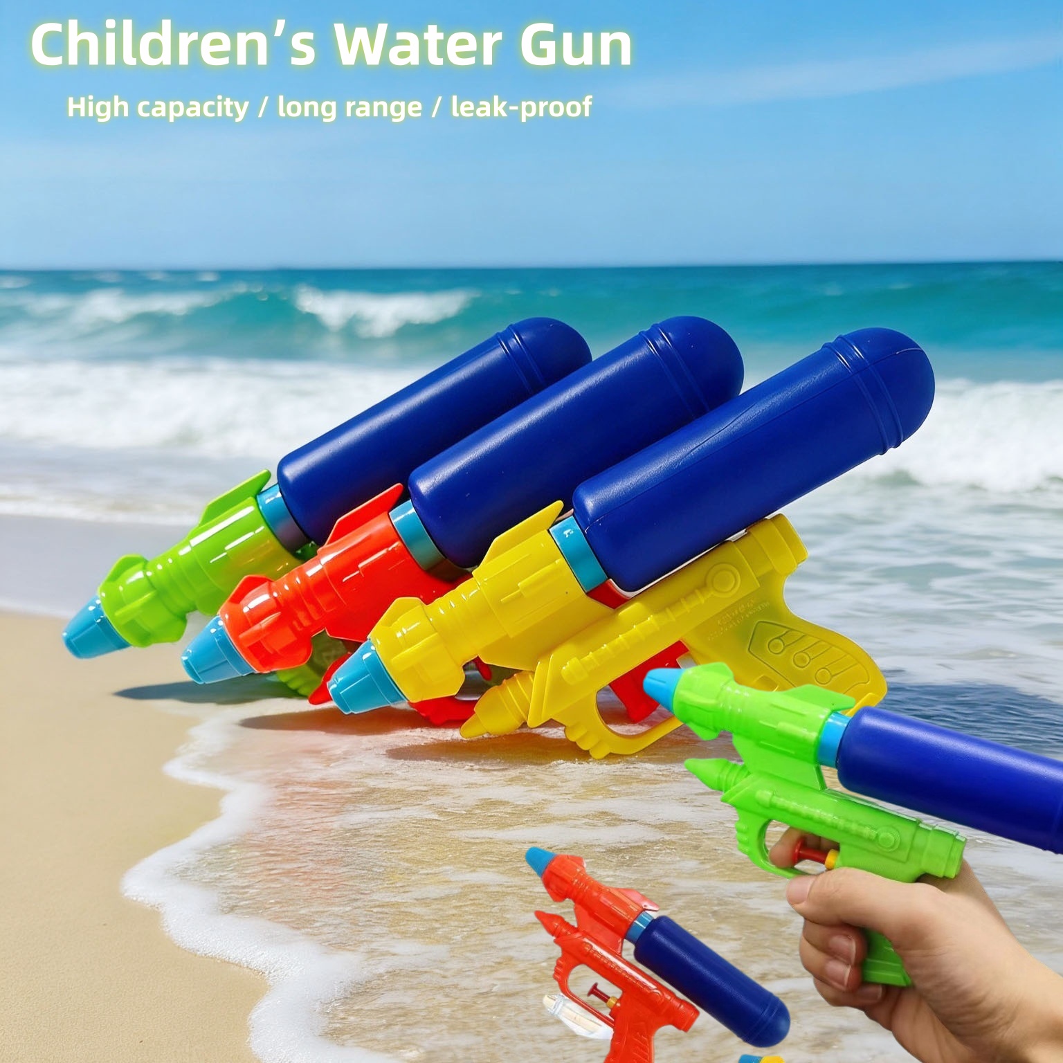 Kids Outdoor Garden Toys - Taşınabilir Çocuk Su Tabancası Oyuncağı Yaz