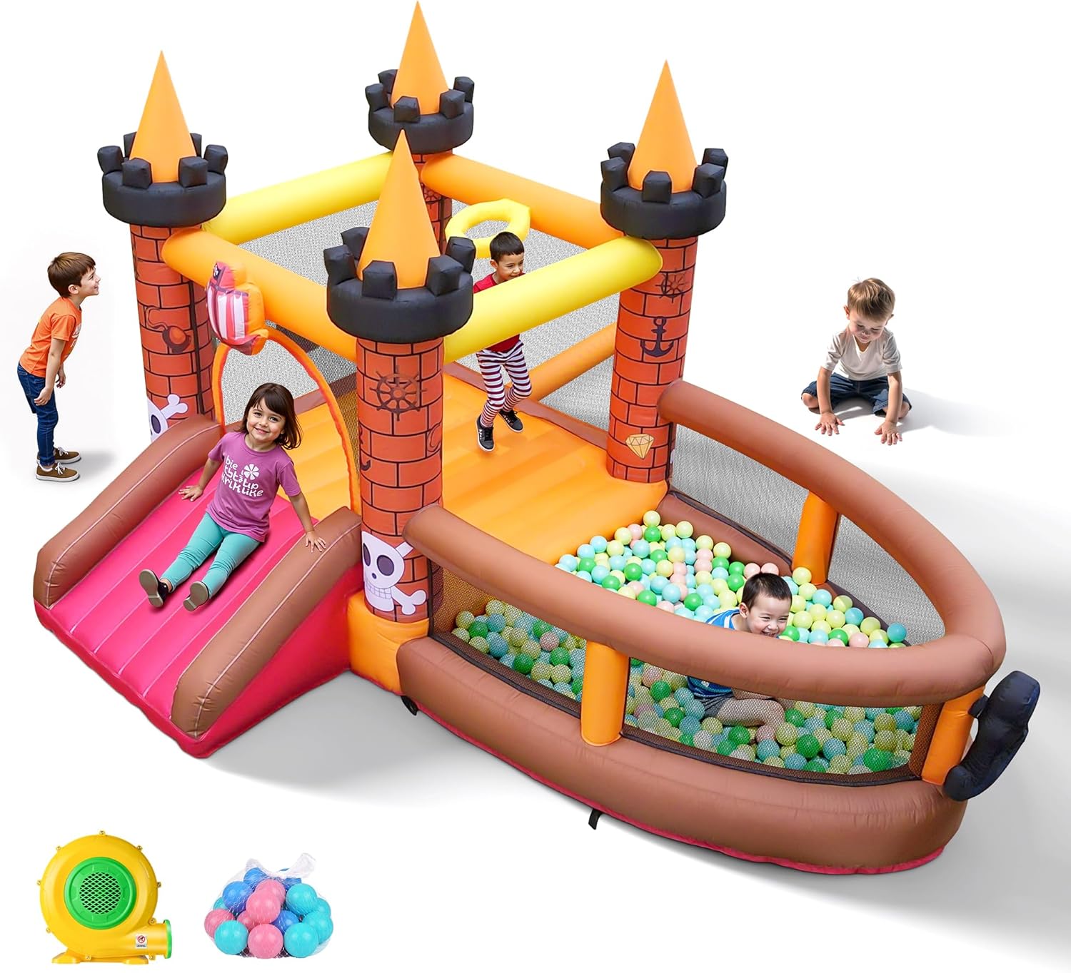 Kids Outdoor Inflatable - 3-8 Yaş Çocuklar İçin Şişme Oyun