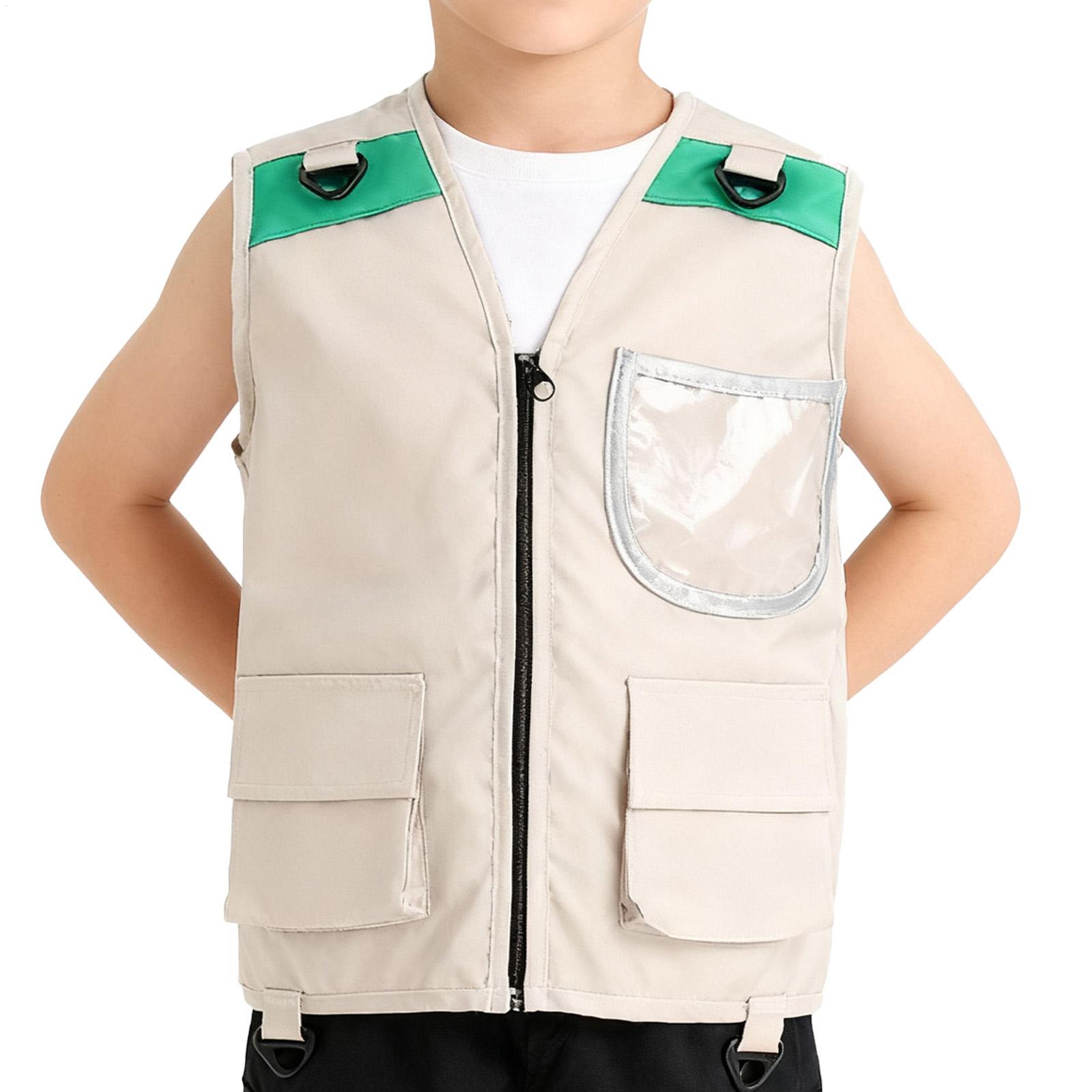 Kids Outdoor Adventure Kit - Çocuklar için Kaşif Yeleği Kostümü Safari