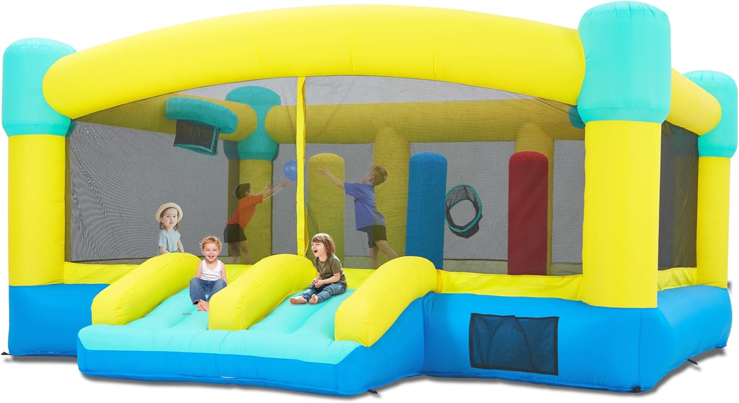 Kids Outdoor Inflatable - Büyük Zıplama Evi, 15 x 14.8