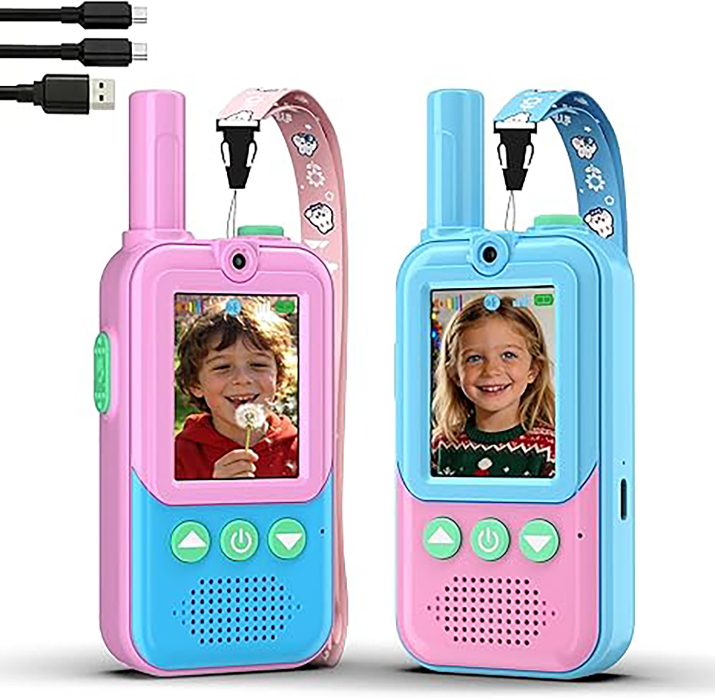 Kids Outdoor Voices - Şarj Edilebilir Çocuklar İçin Video Telsizler