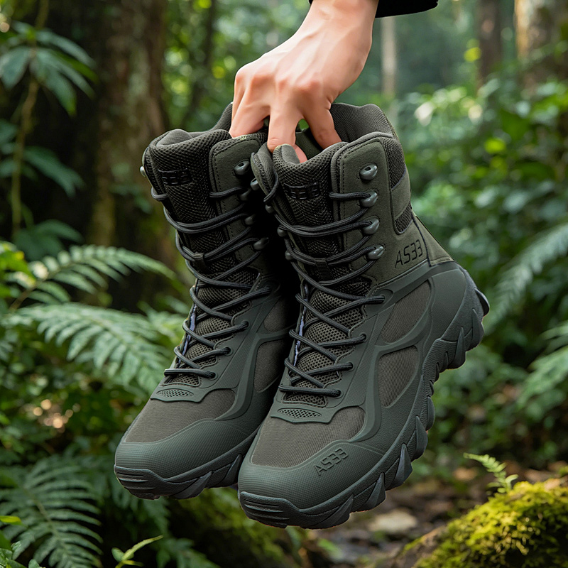 Kids Outdoor Shoes - Erkekler Taktik Bot Rahat Ultrallight Eğitim