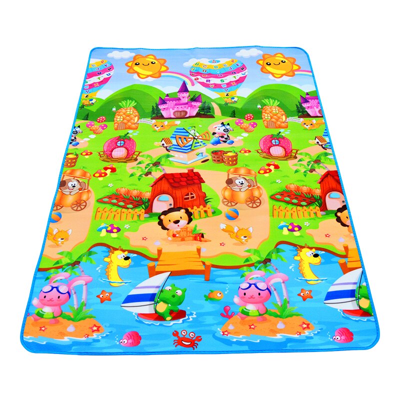 Kids Outdoor Mat Waterproof - Bebek oyun Mat 180x120x0.3cm çocuk emekleme