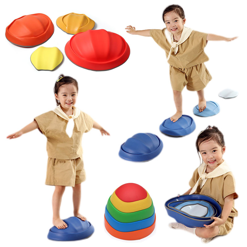 Outdoor Toys For Kids - Denge Basamak Taşları Çocuklar Kaymaz Dokulu