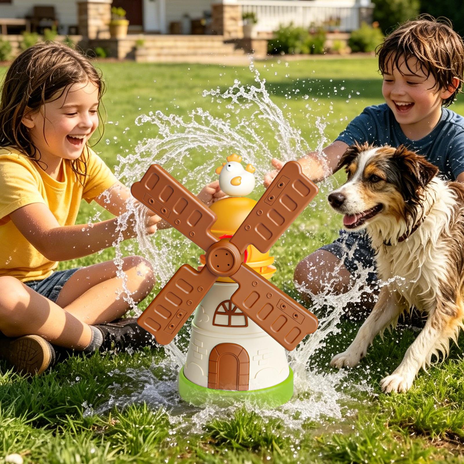 Kids Outdoor Yard Toys - Çocuklar için dönen fıskiye, bahçe, avlu,