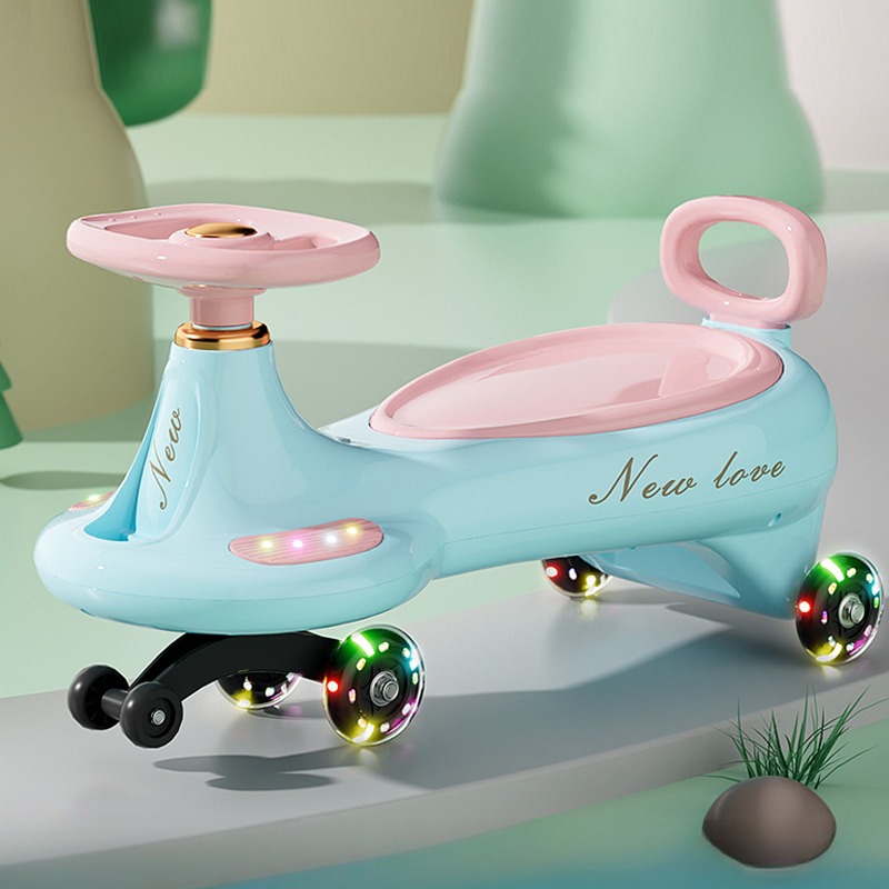Kids Outdoor Exercise Equipment - Sevimli Çocuklar İçin Salıncaklı Sallanan Araba,