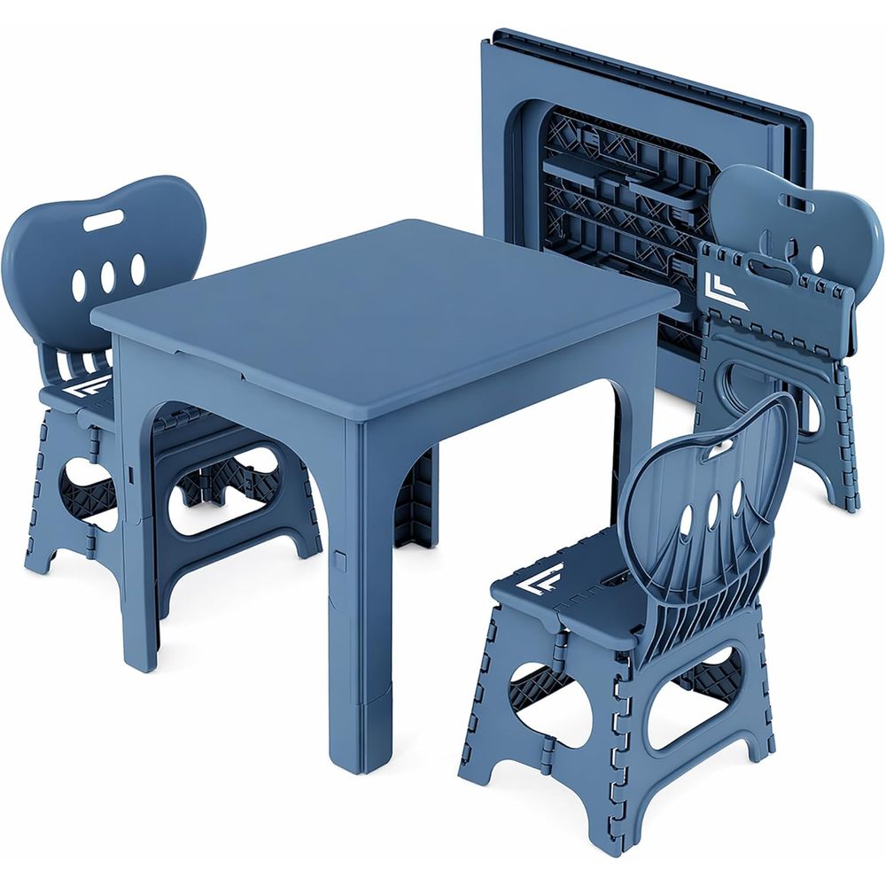 Kids Outdoor Table And Chairs - Katlanabilir Masa ve Sandalye Seti, Yüksekliği