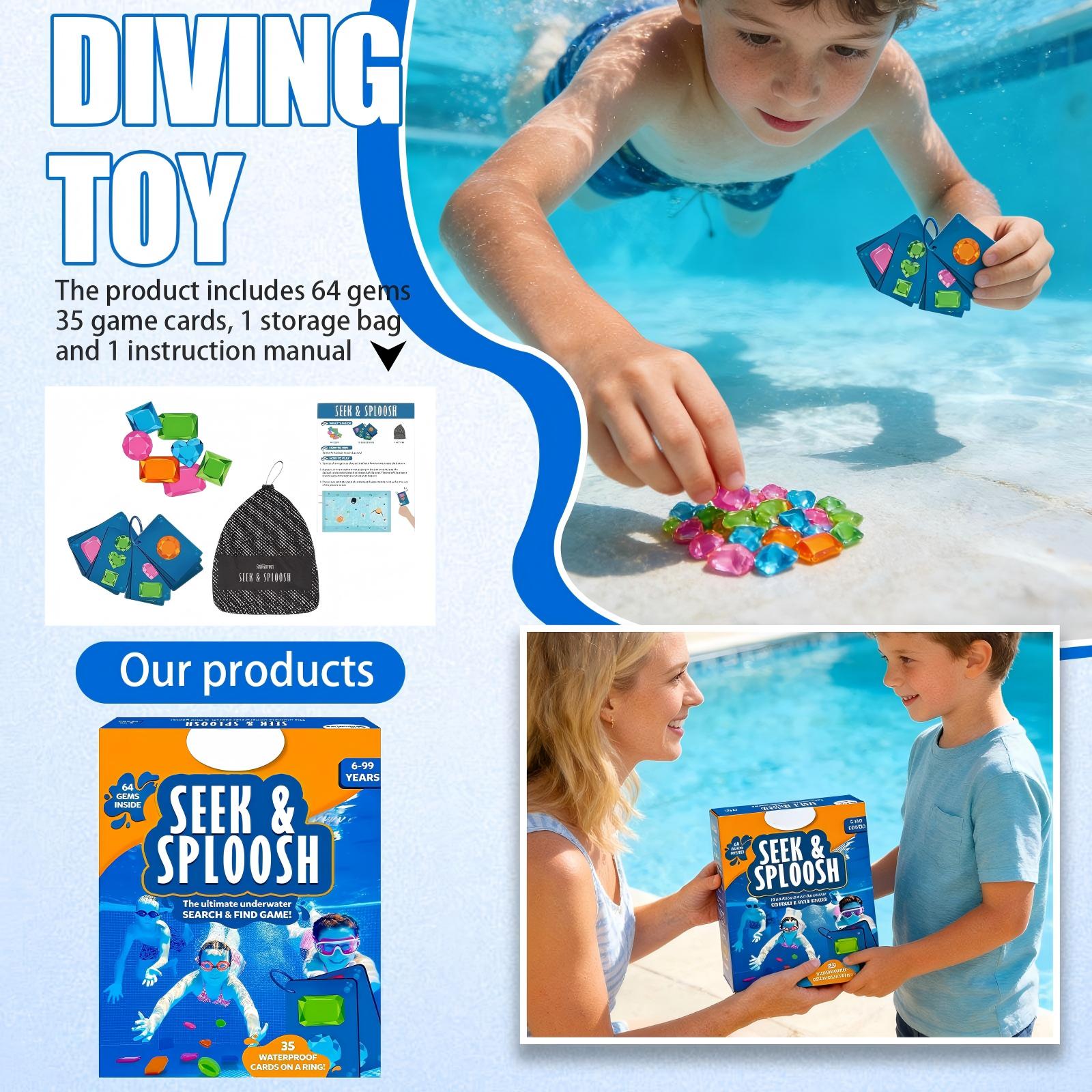 Kids Outdoor Learning Activities - 1/2/3/5 Takım Yaz Havuzu Dalış Oyuncakları