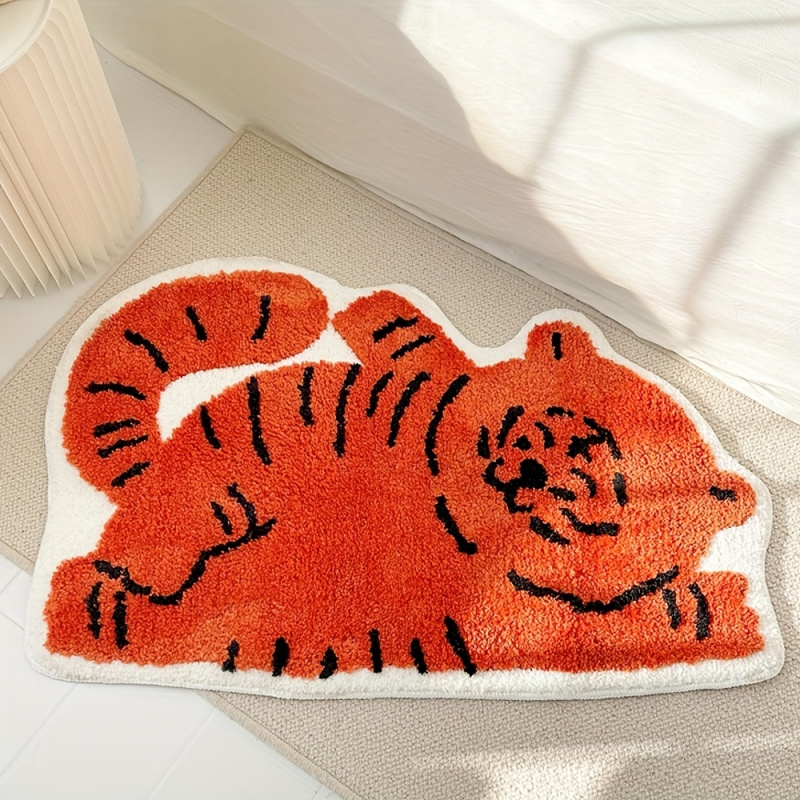 Kids Outdoor Flooring - VIKAMA Kawaii Yatan Kedi Halısı, Yumuşak