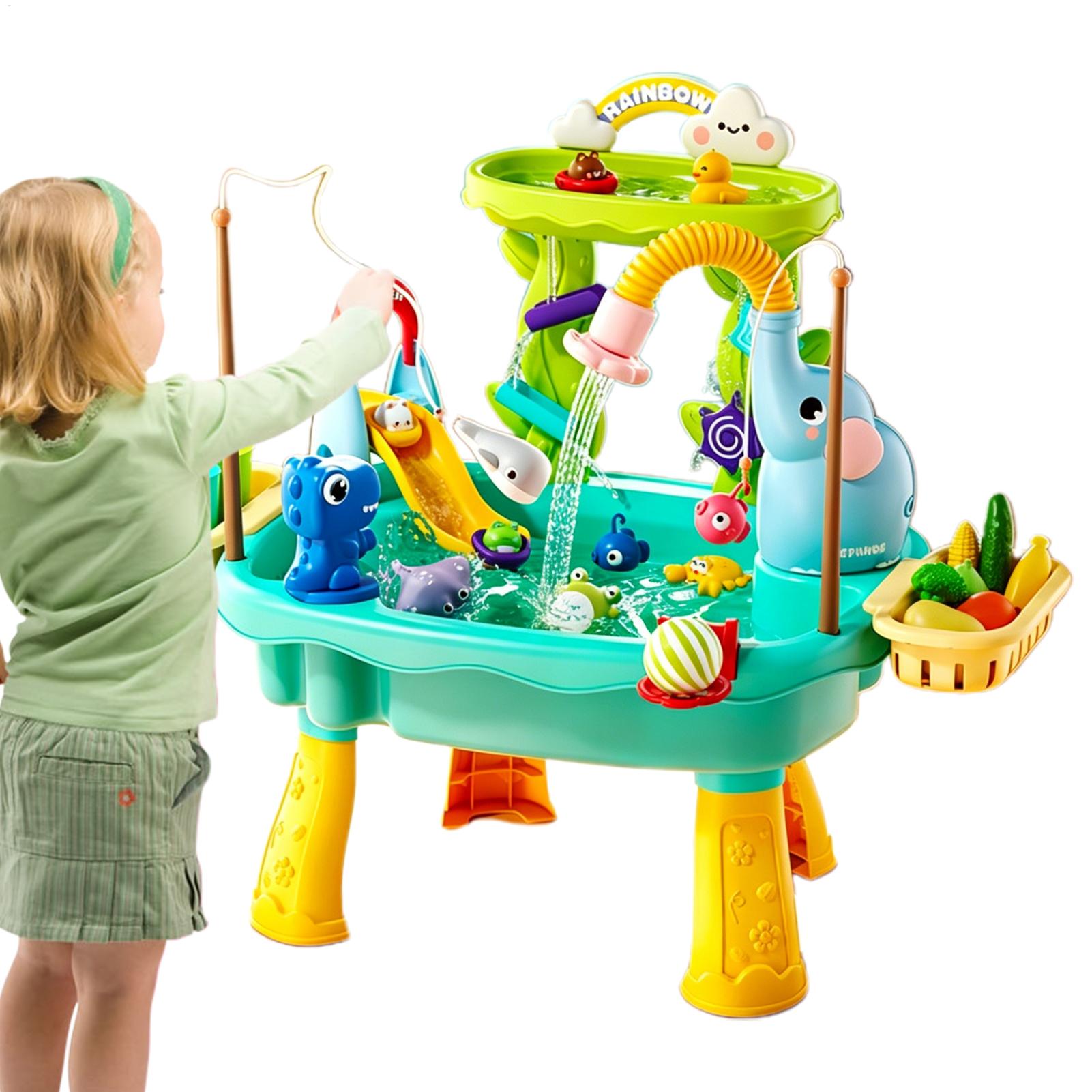 Kids Outdoor Sensory Table - Çocuklar için Su Masası Mutfak Oyun