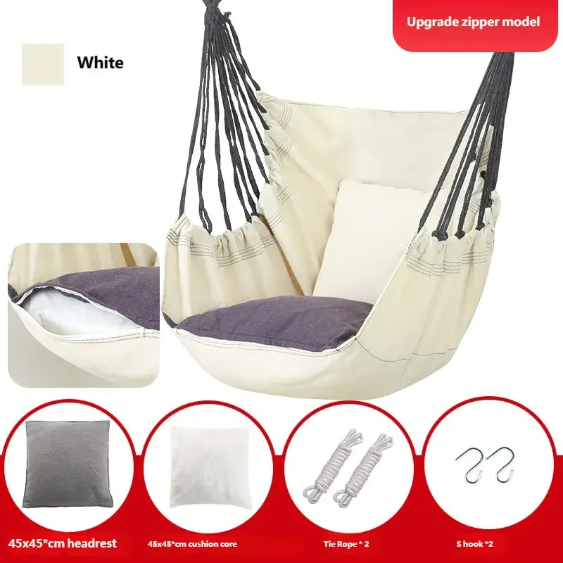 Kids Outdoor Hammock - Kanvas Hamak Salıncak Sandalye Yastıklı Kapalı