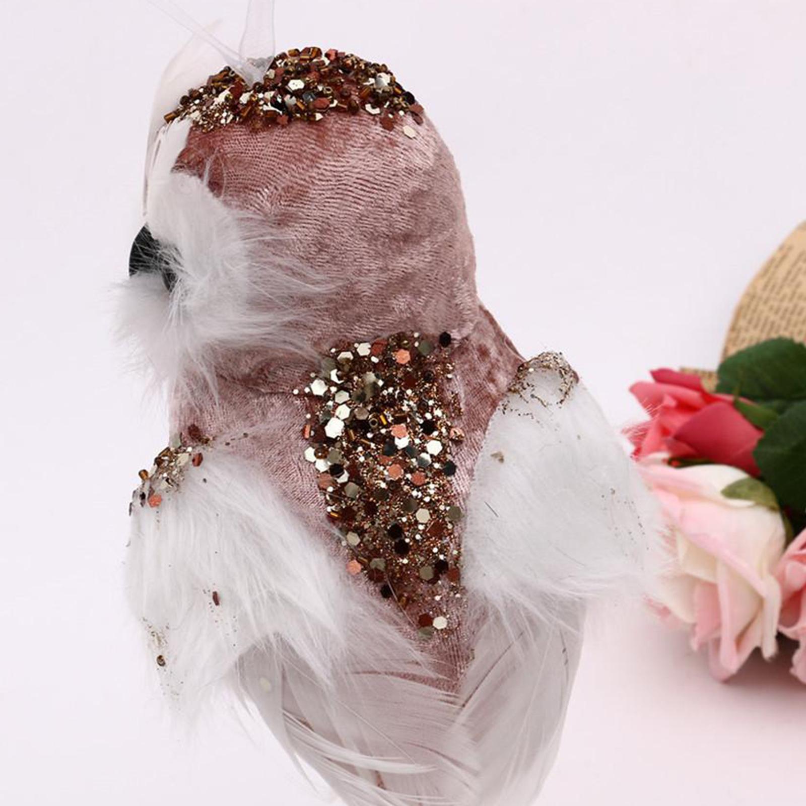 Kids Outdoor Fairy Garden - Tüylü Baykuş Heykel Modeli Ev Açık