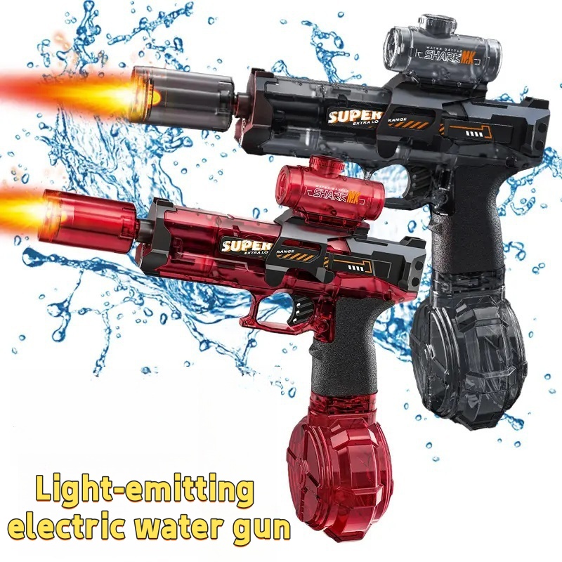 Water Gun Soaker - LED Işıklı Elektrikli Su Tabancası Oyuncakları