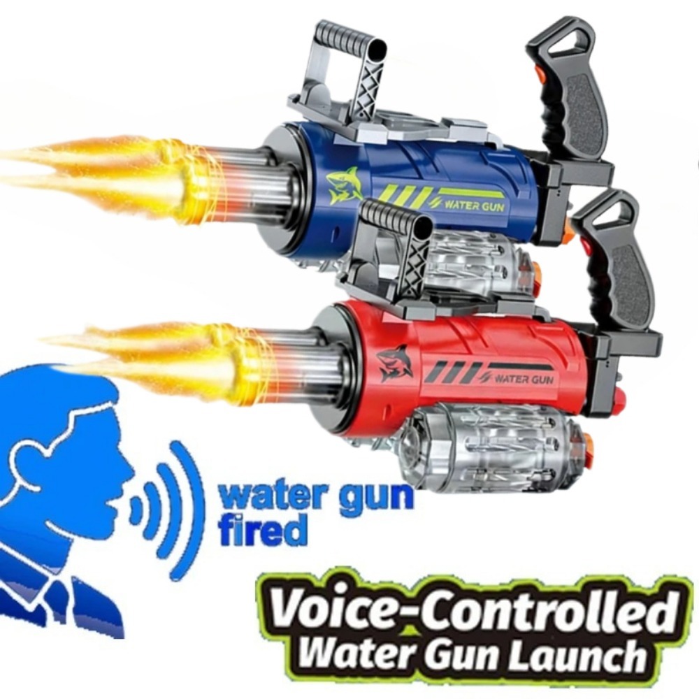 Kids Outdoor Voices - Elektrikli Gatling Su Tabancası Oyuncak, Yapay
