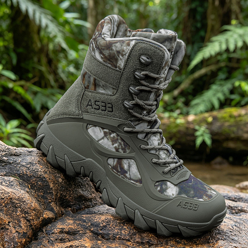 Kids Outdoor Shoes - Erkekler Taktik Bot Açık Ultrallight Güvenlik