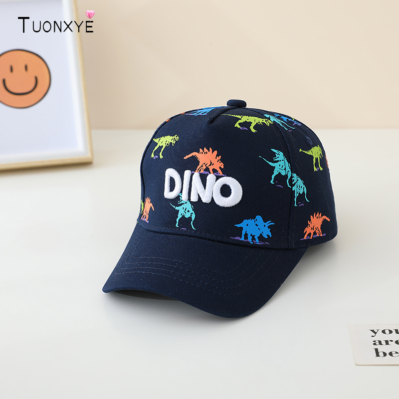 Kids Outdoor Hat - TUONXYE Dinozor Nakış Bebek Şapka Erkek