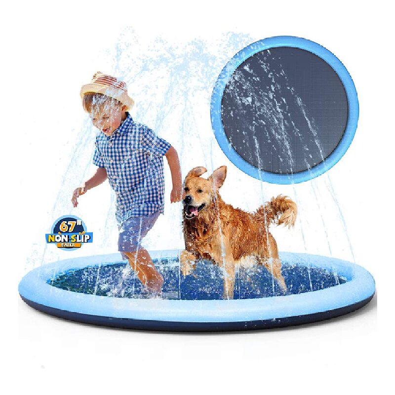 Kids Outdoor Mat Waterproof - Kalınlaştırılmış Kaymaz Çocuk Köpek Su Oyun