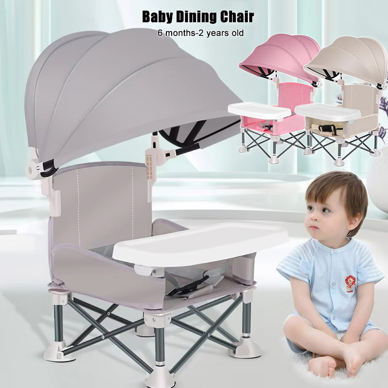 Kids Outdoor Table And Chairs - Bebek Katlanabilir Yemek Sandalyesi Alüminyum Alaşımlı