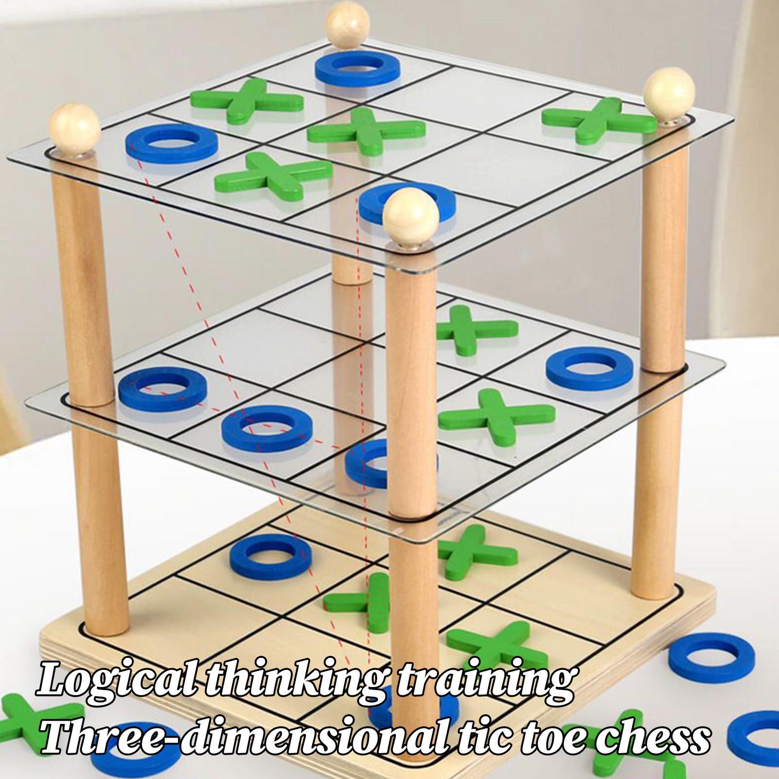 Kids Outdoor Learning Activities - Connect Board Games 3D Stratejik Oyuncaklar