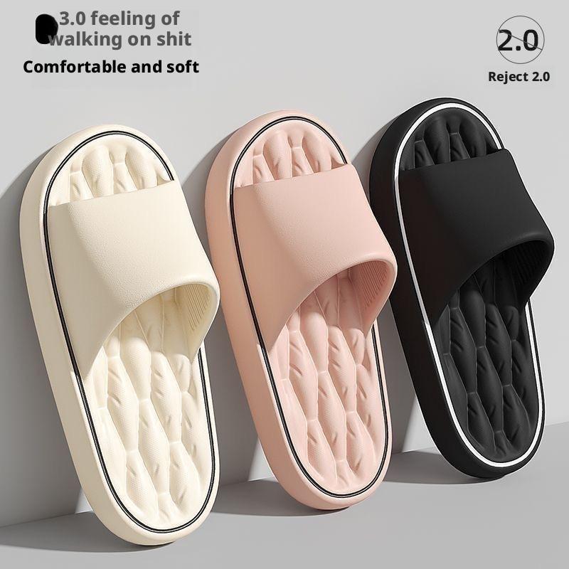 Kids Outdoor Shoes - Çiftler için Çizgili Desenli Terlikler -