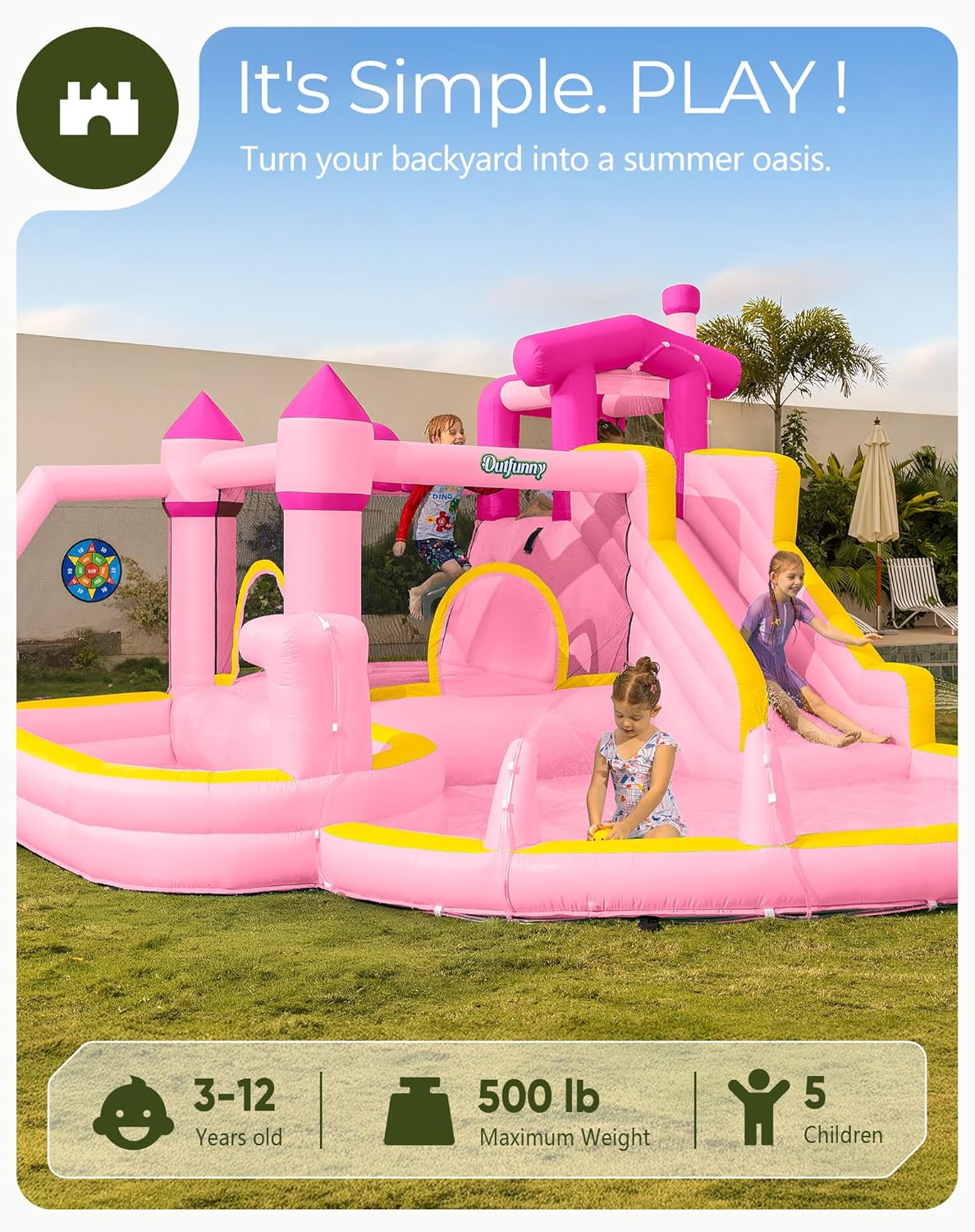 3-12 Yaş Arası Çocuklar İçin Ç - Kids Outdoor Inflatable incelemesi ve fiyatı