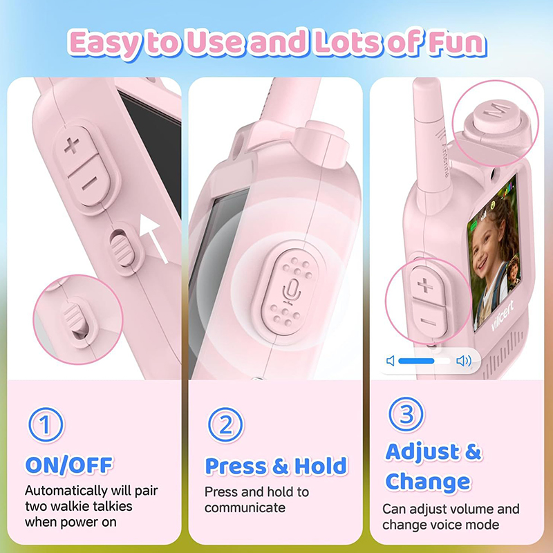 2 adet Video Walkie Talkies Ço - Kids Outdoor Voices incelemesi ve fiyatı