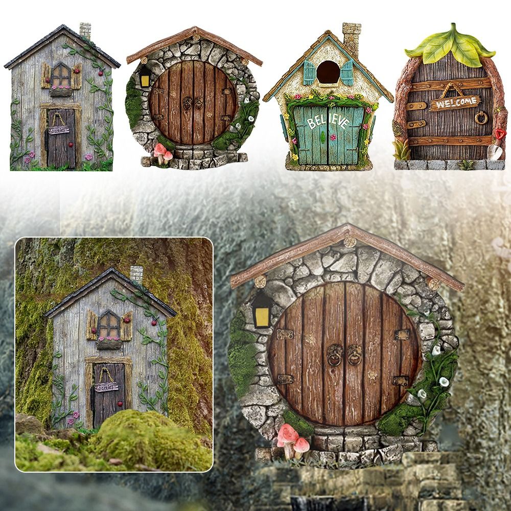 Kazınmış tasarım ahşap minyatü - Kids Outdoor Fairy Garden incelemesi ve fiyatı