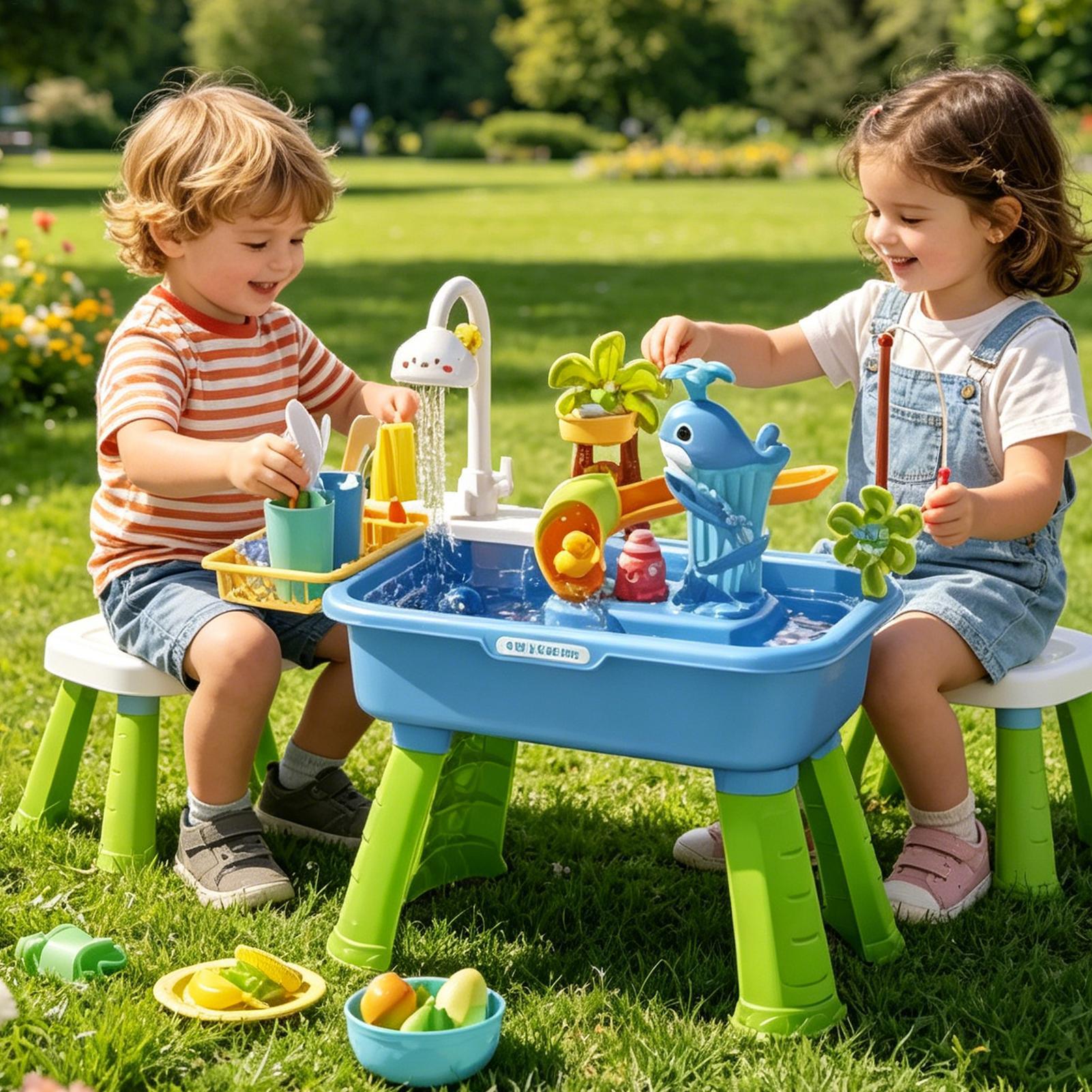 Erkek ve Kız Çocukları İçin Aç - Kids Outdoor Sensory Table incelemesi ve fiyatı