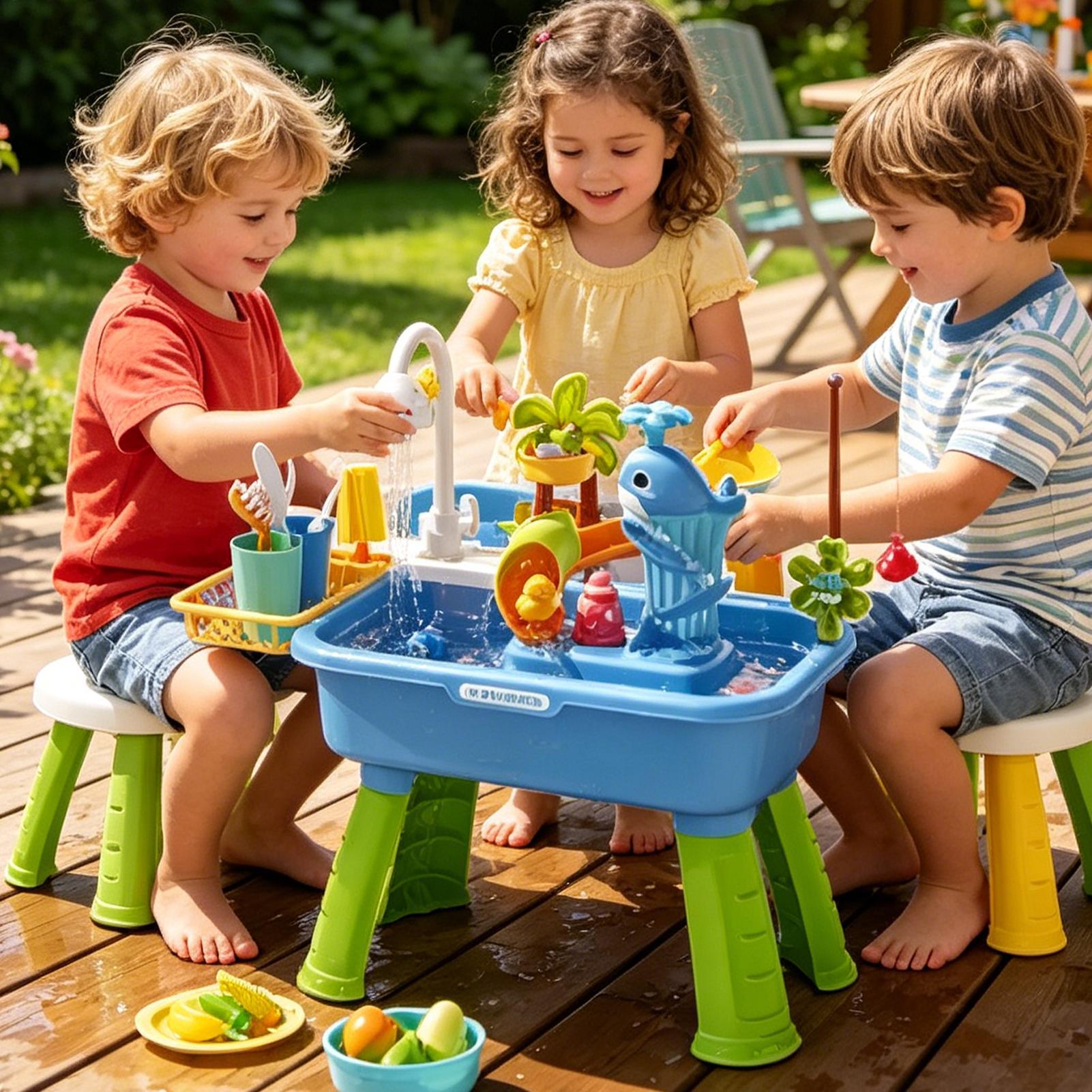 Erkek ve Kız Çocukları İçin Aç - Kids Outdoor Sensory Table incelemesi ve fiyatı