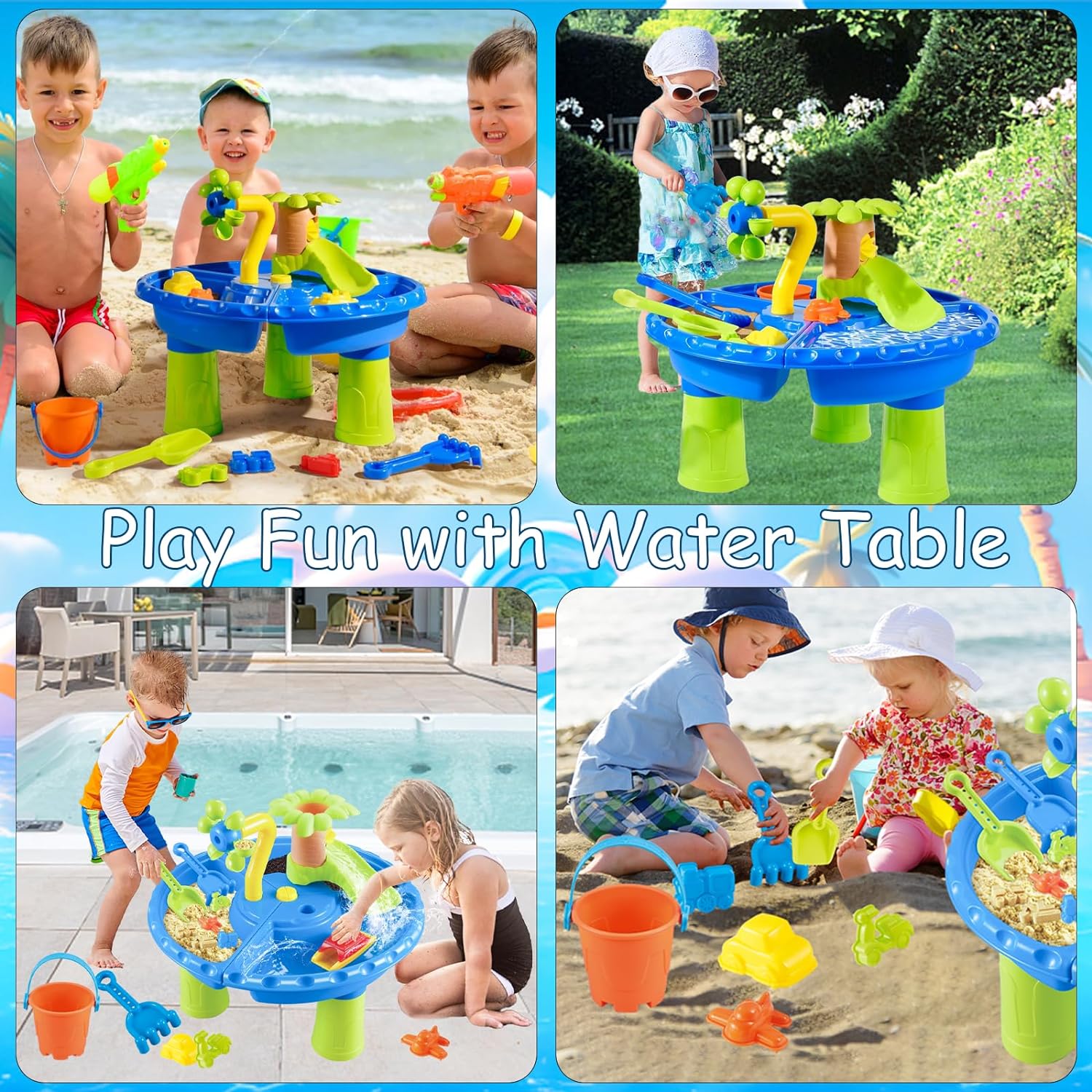 Çocuklar için su masa Sandbox  - Kids Outdoor Sensory Table incelemesi ve fiyatı