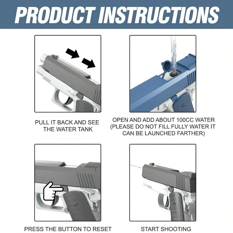M1911 Su Tabancaları Oyuncak T - Water Gun Soaker incelemesi ve fiyatı
