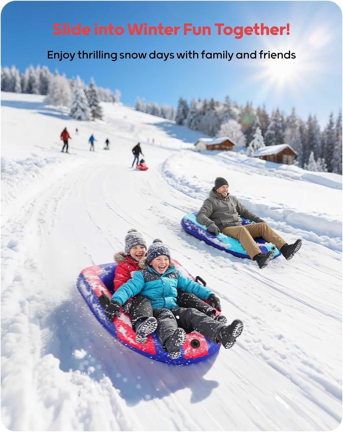QPAU Şişme PVC Kar Kızakları A - Kids Outdoor Toys incelemesi ve fiyatı