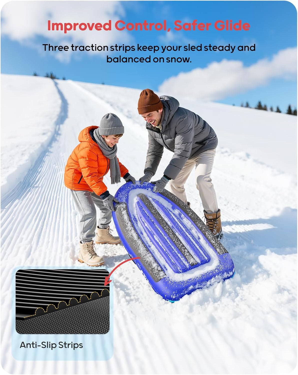QPAU Şişme PVC Kar Kızakları A - Kids Outdoor Toys incelemesi ve fiyatı