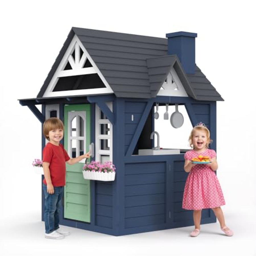 Açık hava çocuk oyun evi: ahşa - Kids Outdoor Sink incelemesi ve fiyatı