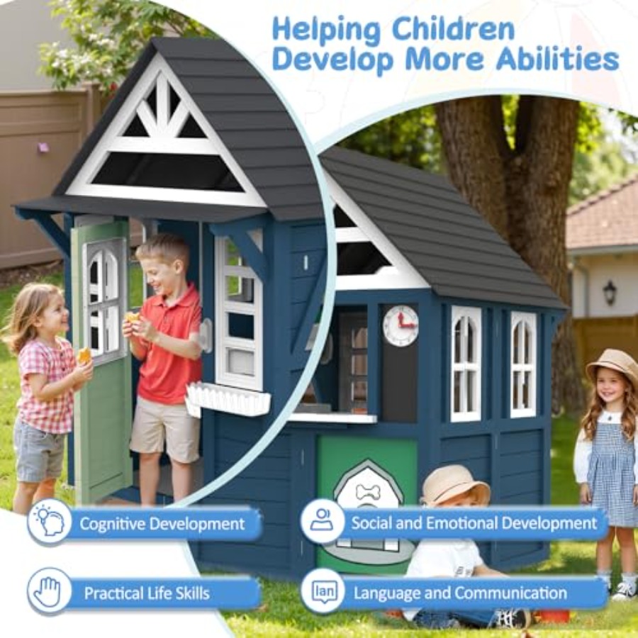 Açık hava çocuk oyun evi: ahşa - Kids Outdoor Sink incelemesi ve fiyatı