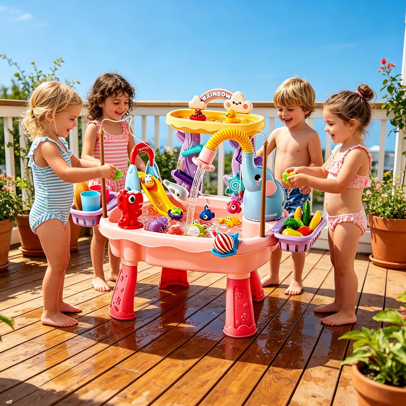 1 adet yükseltilmiş yürümeye b - Kids Outdoor Sensory Table incelemesi ve fiyatı