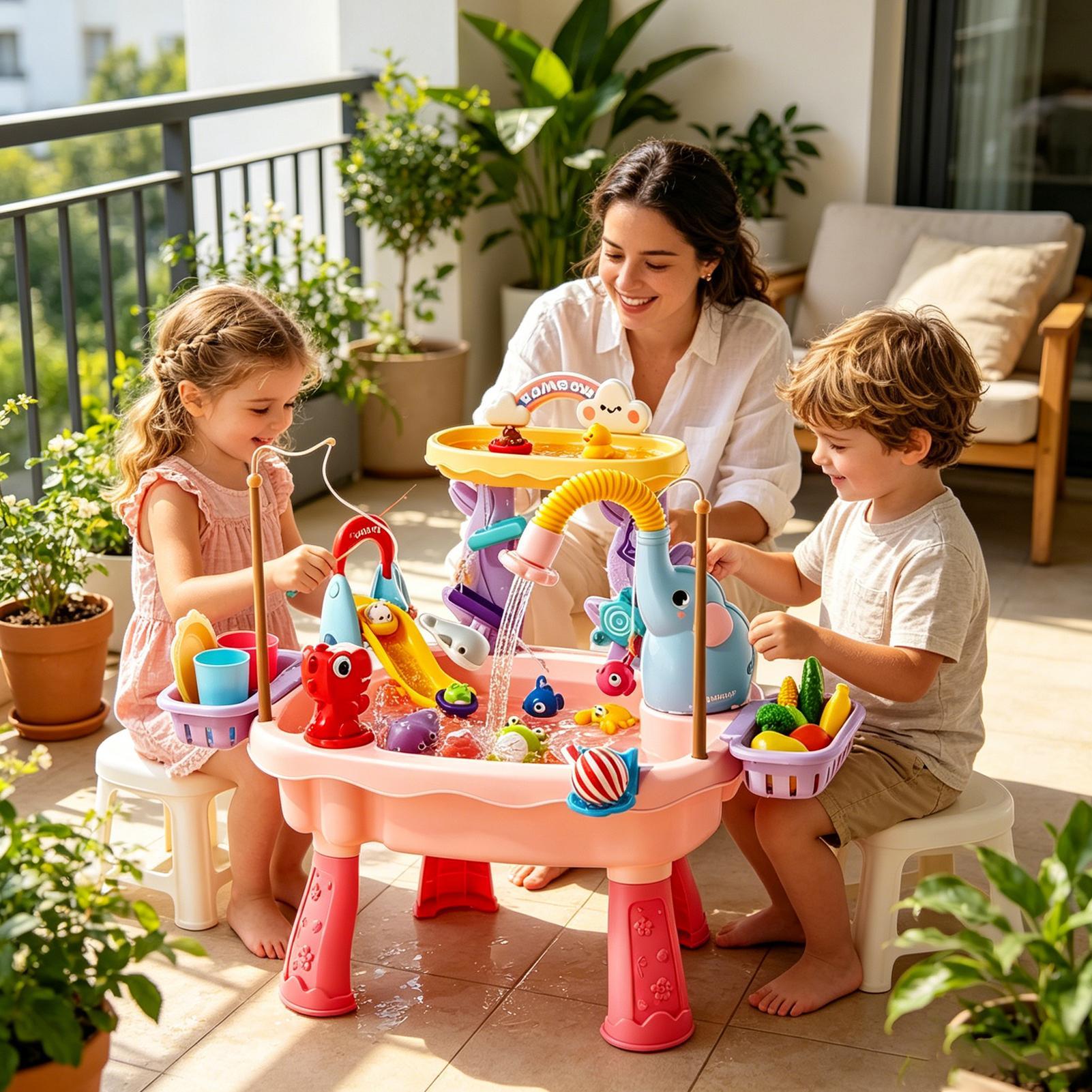 1 adet yükseltilmiş yürümeye b - Kids Outdoor Sensory Table incelemesi ve fiyatı