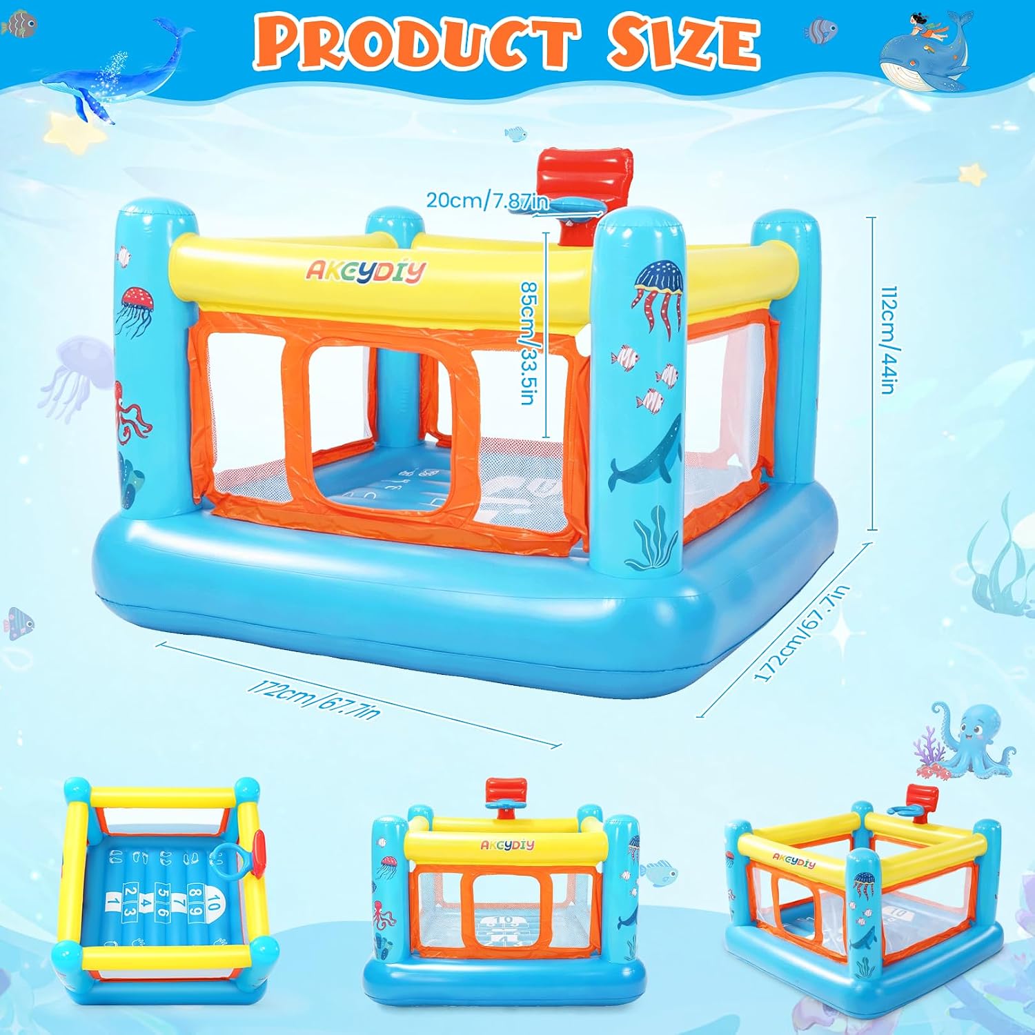 Şişme Oyun Evi, 3-6 Yaş Çocukl - Kids Outdoor Inflatable incelemesi ve fiyatı