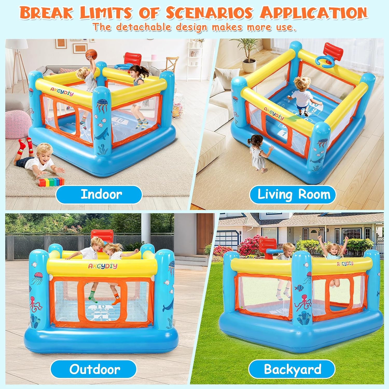 Şişme Oyun Evi, 3-6 Yaş Çocukl - Kids Outdoor Inflatable incelemesi ve fiyatı