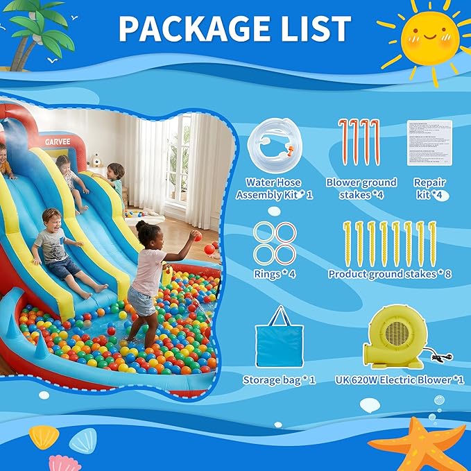 Dört Mevsim 8'i 1 Arada Şişme  - Kids Outdoor Inflatable incelemesi ve fiyatı