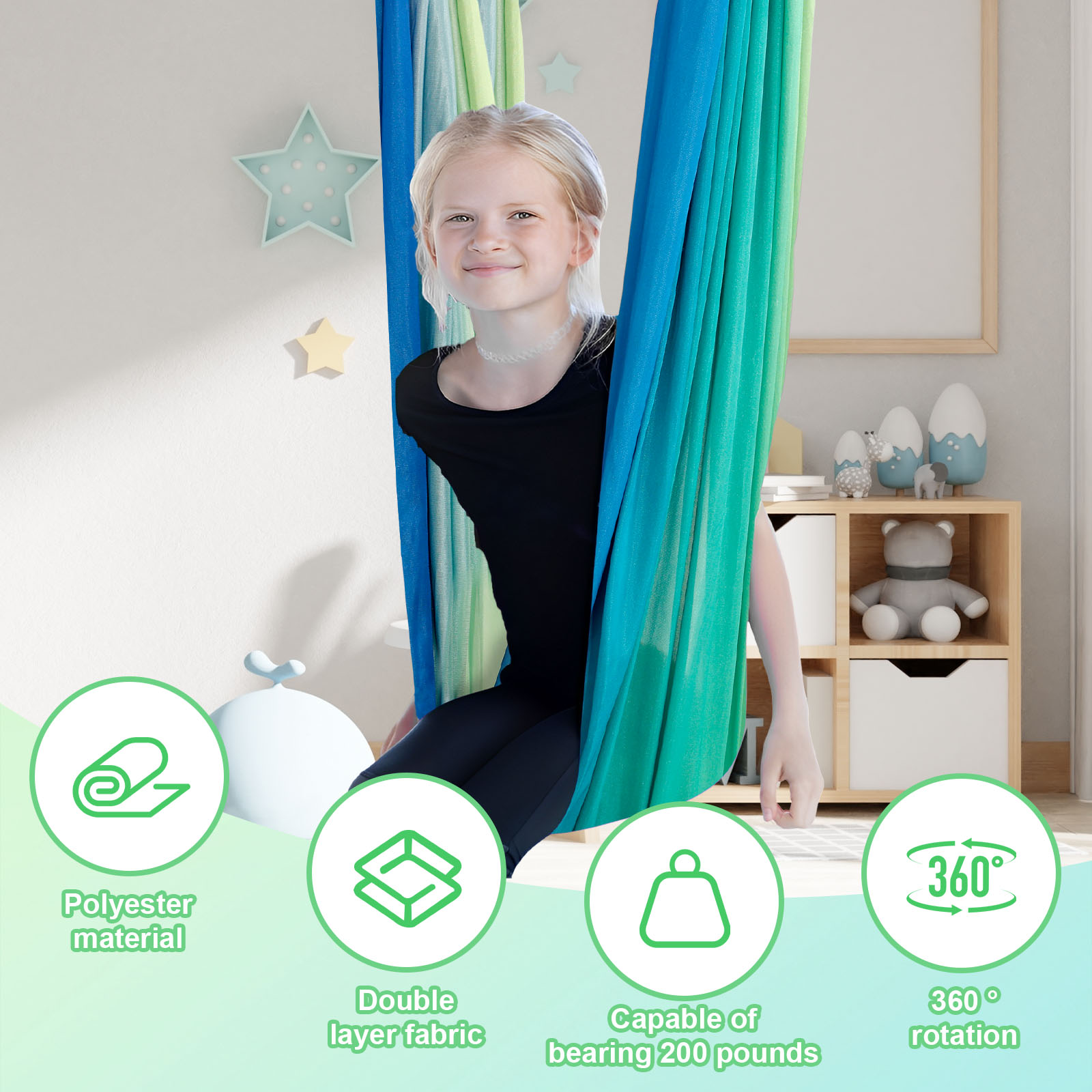 Çocuk Duyusal Salıncaklar 360' - Kids Outdoor Hammock incelemesi ve fiyatı