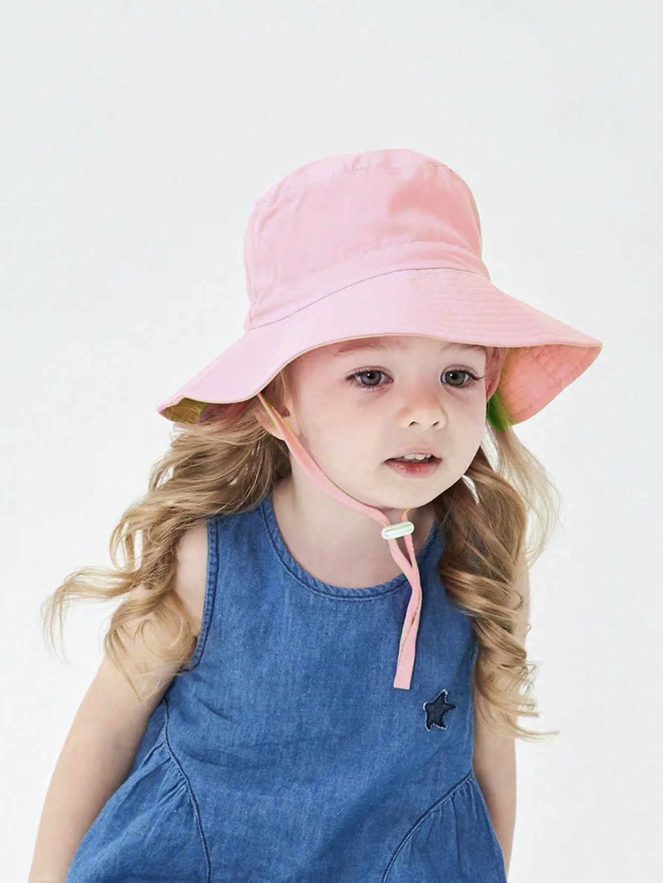 1 adet pembe düz üst kova şapk - Kids Outdoor Hat incelemesi ve fiyatı