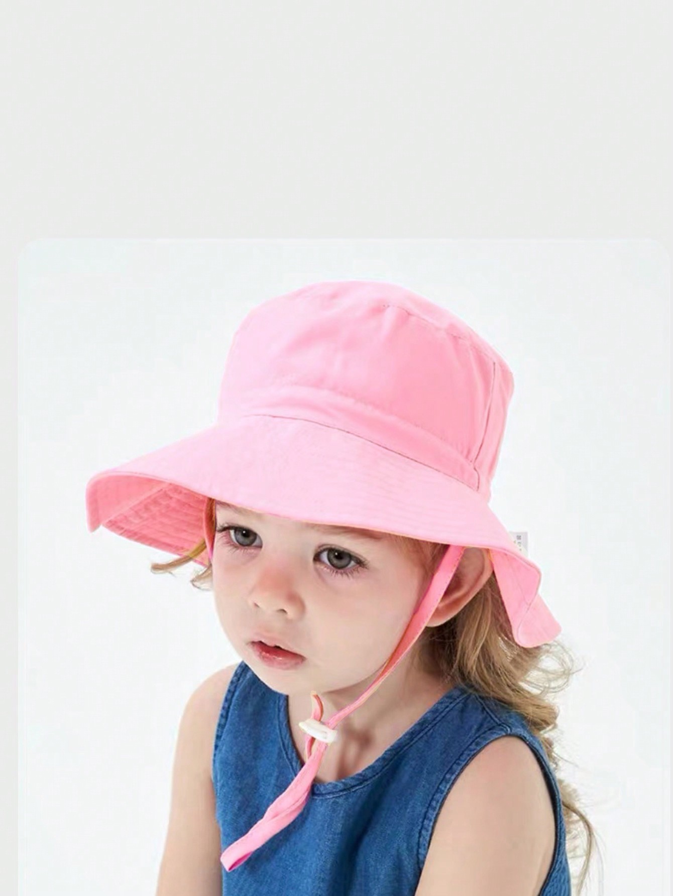 1 adet pembe düz üst kova şapk - Kids Outdoor Hat incelemesi ve fiyatı