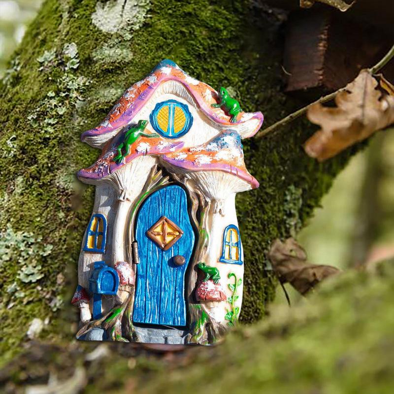 Peri bahçe evi ahşap ağaç yüz  - Kids Outdoor Fairy Garden incelemesi ve fiyatı