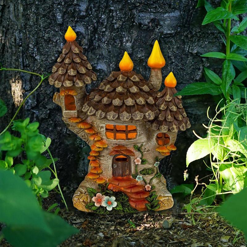 Peri bahçe evi ahşap ağaç yüz  - Kids Outdoor Fairy Garden incelemesi ve fiyatı