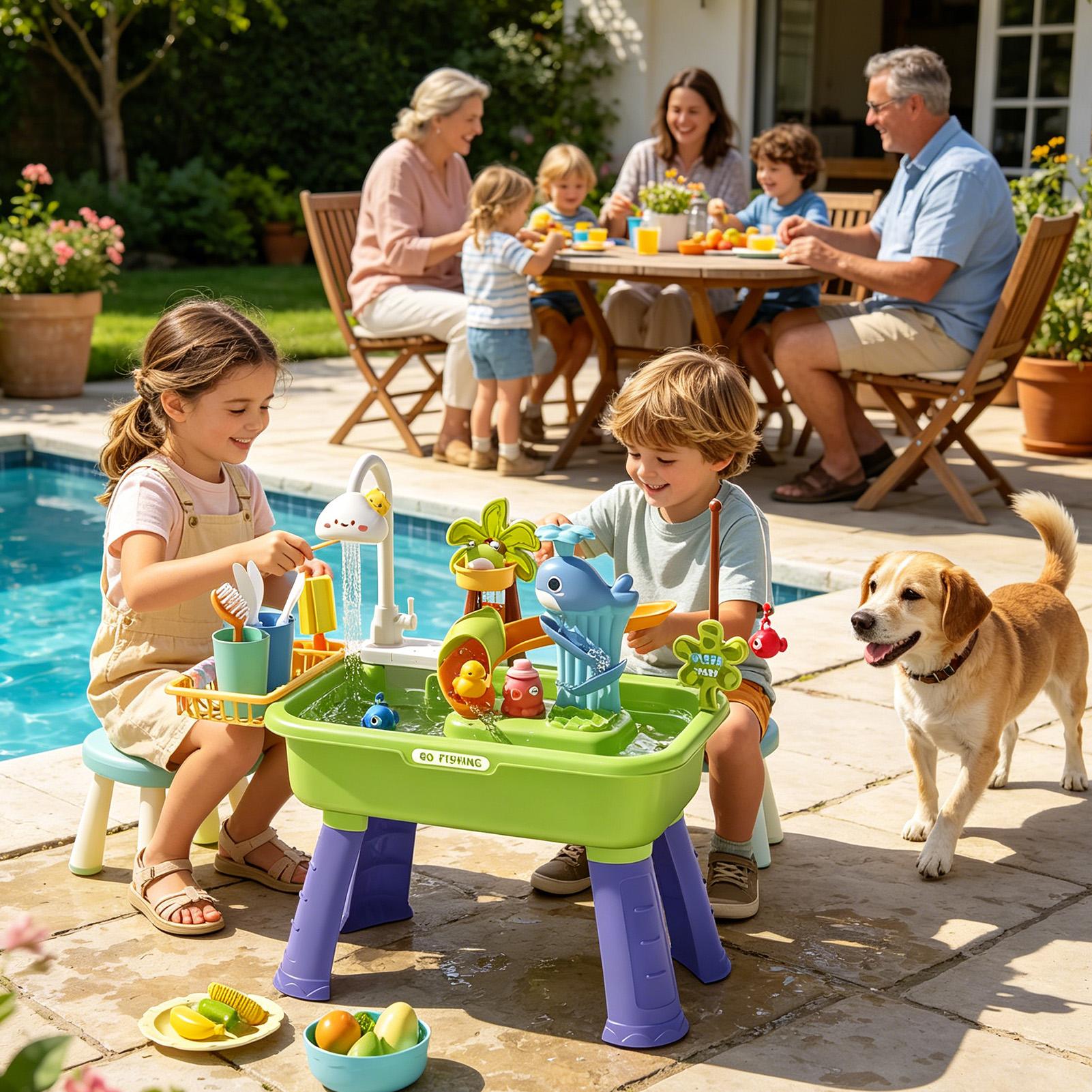 Çocuklar İçin Pompalı Su Masas - Kids Outdoor Sink incelemesi ve fiyatı