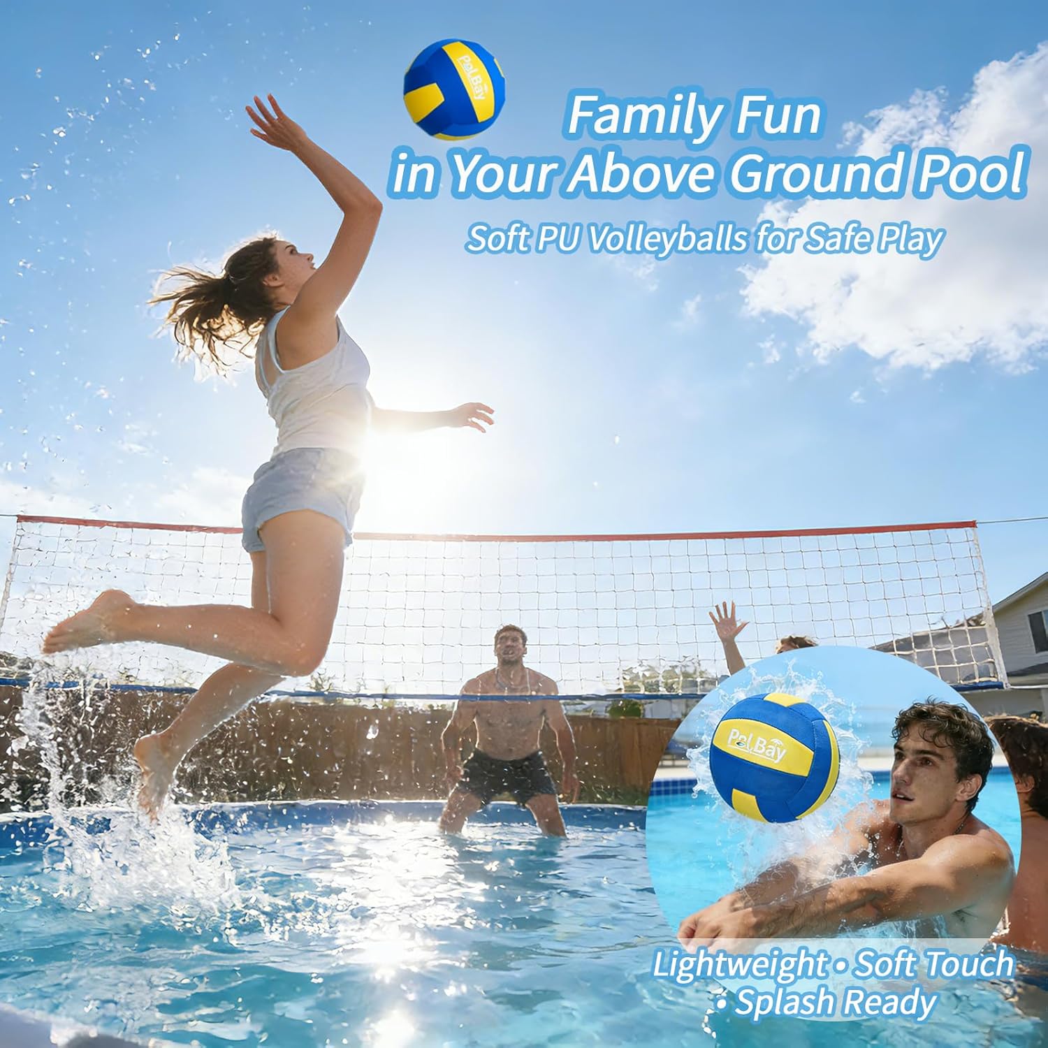 Yerüstü Havuzları için Ayarlan - Kids Outdoor Volleyball Net incelemesi ve fiyatı