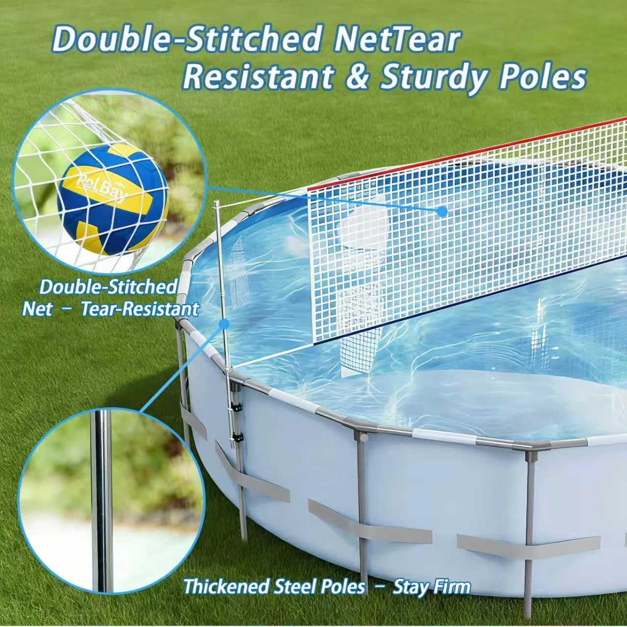 Yerüstü Havuzları için Ayarlan - Kids Outdoor Volleyball Net incelemesi ve fiyatı